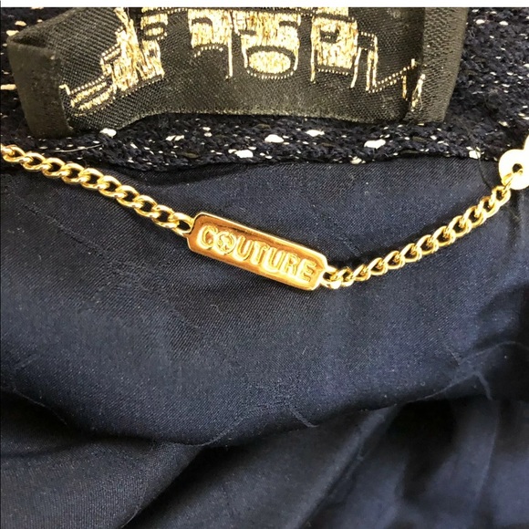 St John 2 Piece Skirt Suit Set Marled Wool Size 6 - Picture 5 of 11